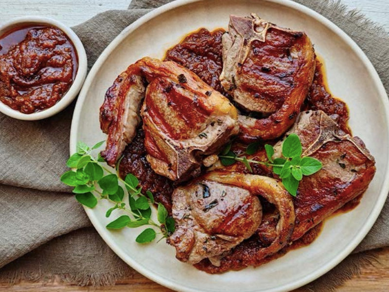 BE INSPIRED'S LAMB CHOPS WITH 'NDUJA SAUCE